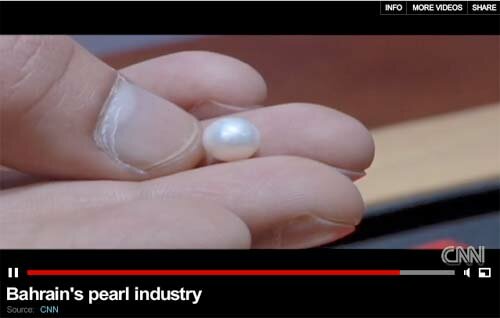 Bahrain pearls on CNN